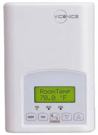 VT7300C1000 - Digital Fan Coil Thermostat, Viconics