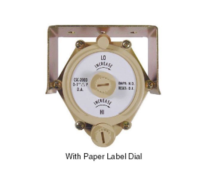 CSC-2003 – 0 to 1″ range for NO Damper & DA Thermostat