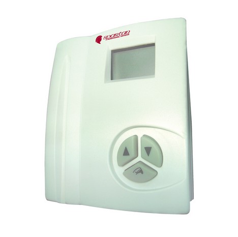TE151 Thermostat de pièce, 1 soties 0/2-10vdc, avec sélecteur de vitesse pour ventilateur , 24Vac